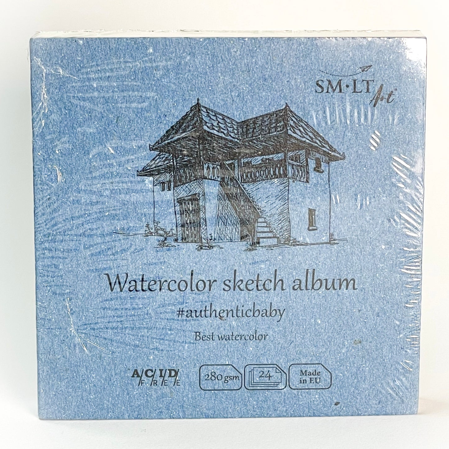 SM•LT Art® #Authenticbaby Watercolor Sketch Album - Mona Lisa Artists' Materials