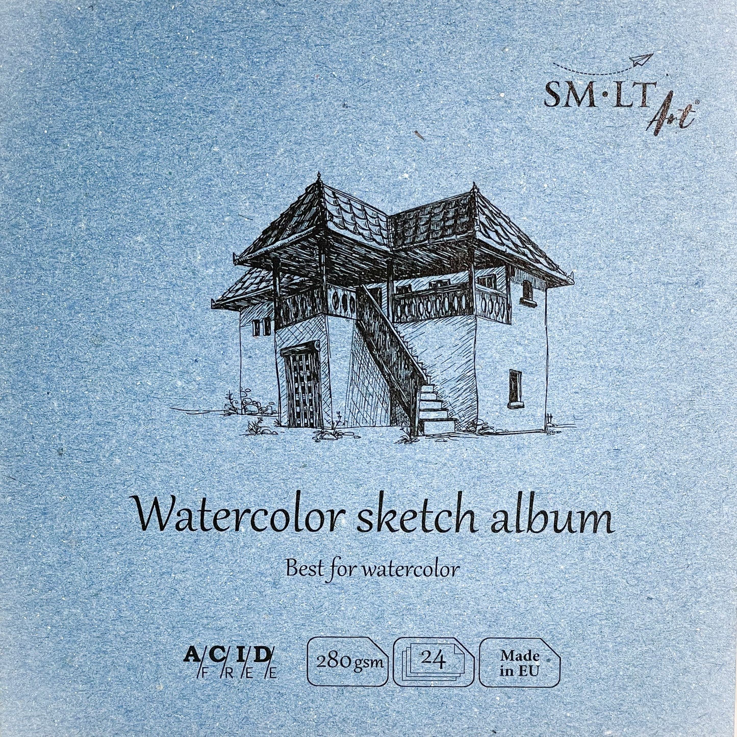SM•LT Art® #Authentic Watercolor Sketch Album - Mona Lisa Artists' Materials