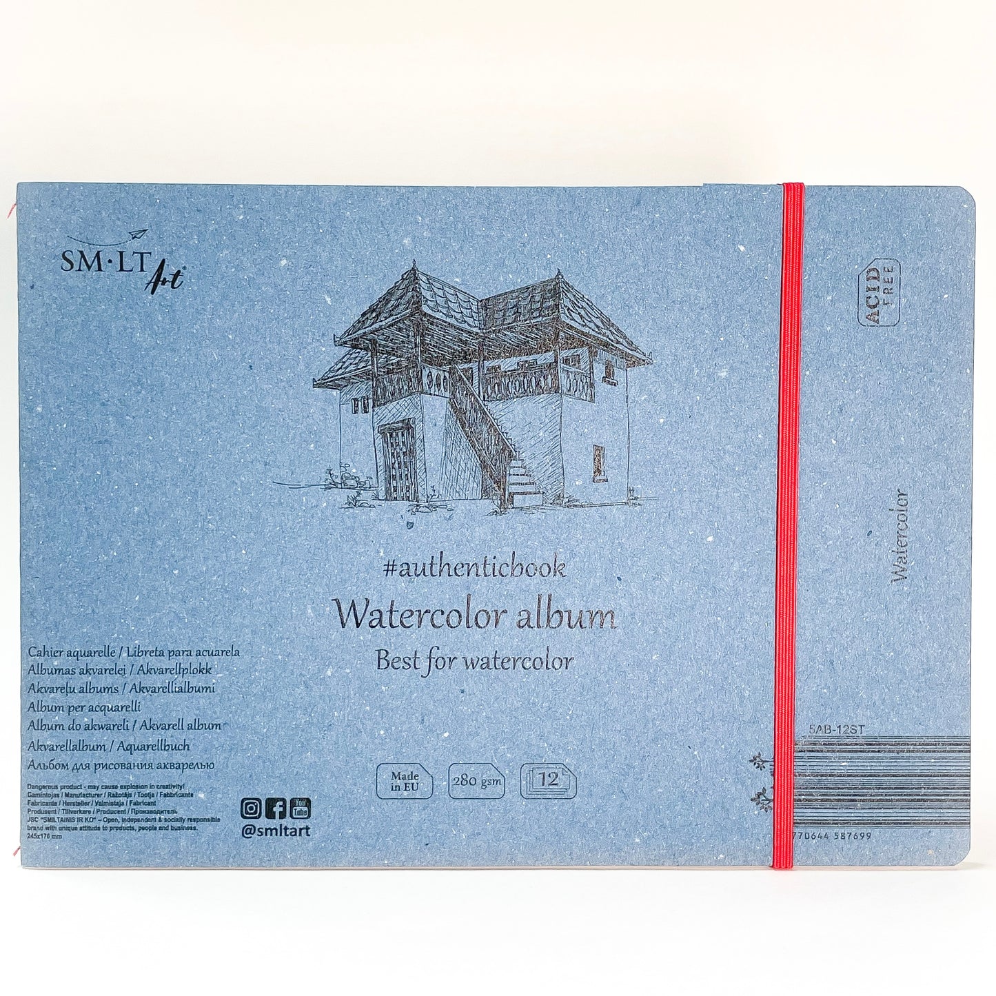 SM•LT Art® #Authenticbook Watercolor Album - Mona Lisa Artists' Materials