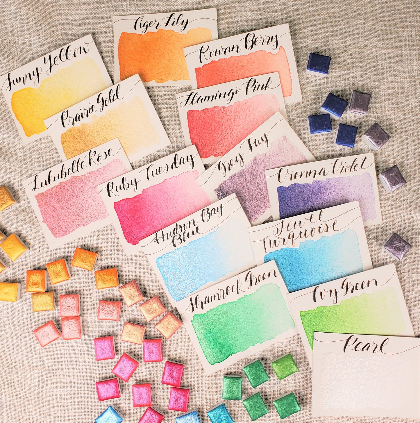 Stoneground Paint Co. "Pearlescent Palette" 14pc Watercolour Set
