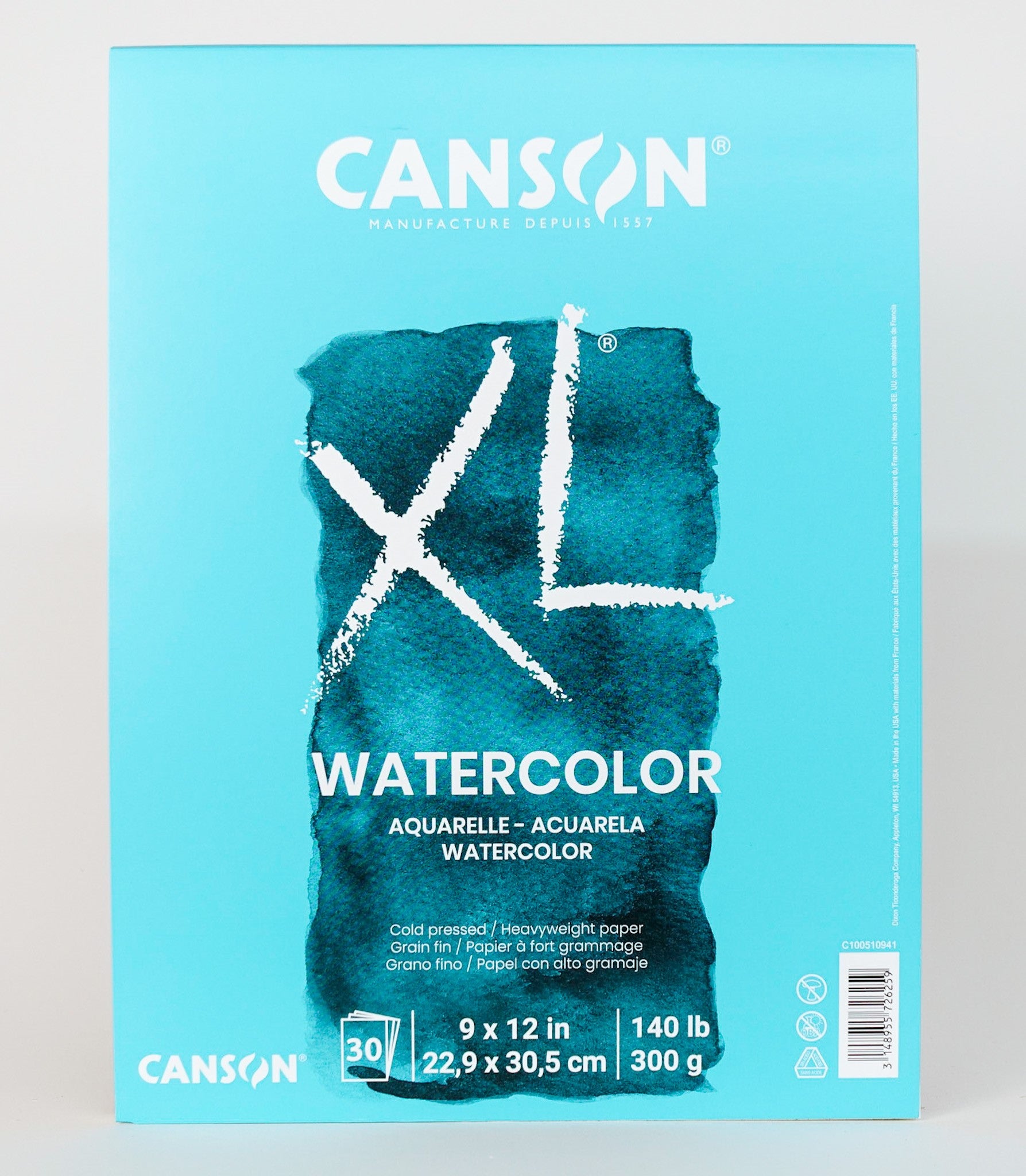 Canson XL Watercolor Pad 11 x 15 - 30 Sheets