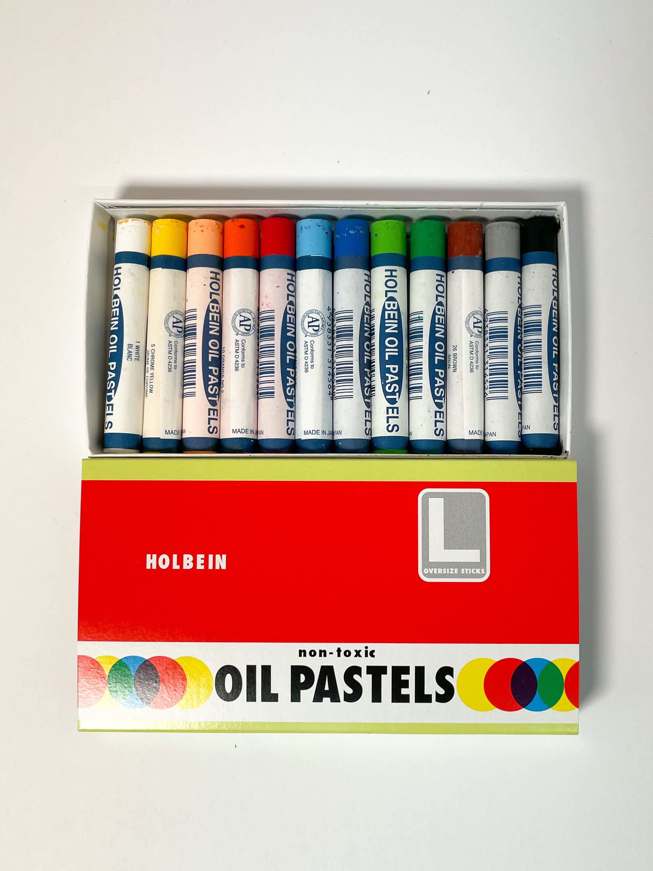 Holbein Academic Oil Pastel Set - Assorted Colors, Set of 48