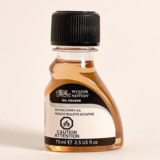 01 Winsor & Newton™ Drying Poppy Oil (75ml) - Mona Lisa Artists Materials Calgary Alberta