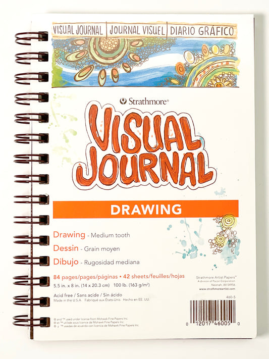 5.5x8" Strathmore® Visual Journal (Drawing) - Mona Lisa Artists' Materials Calgary Alberta