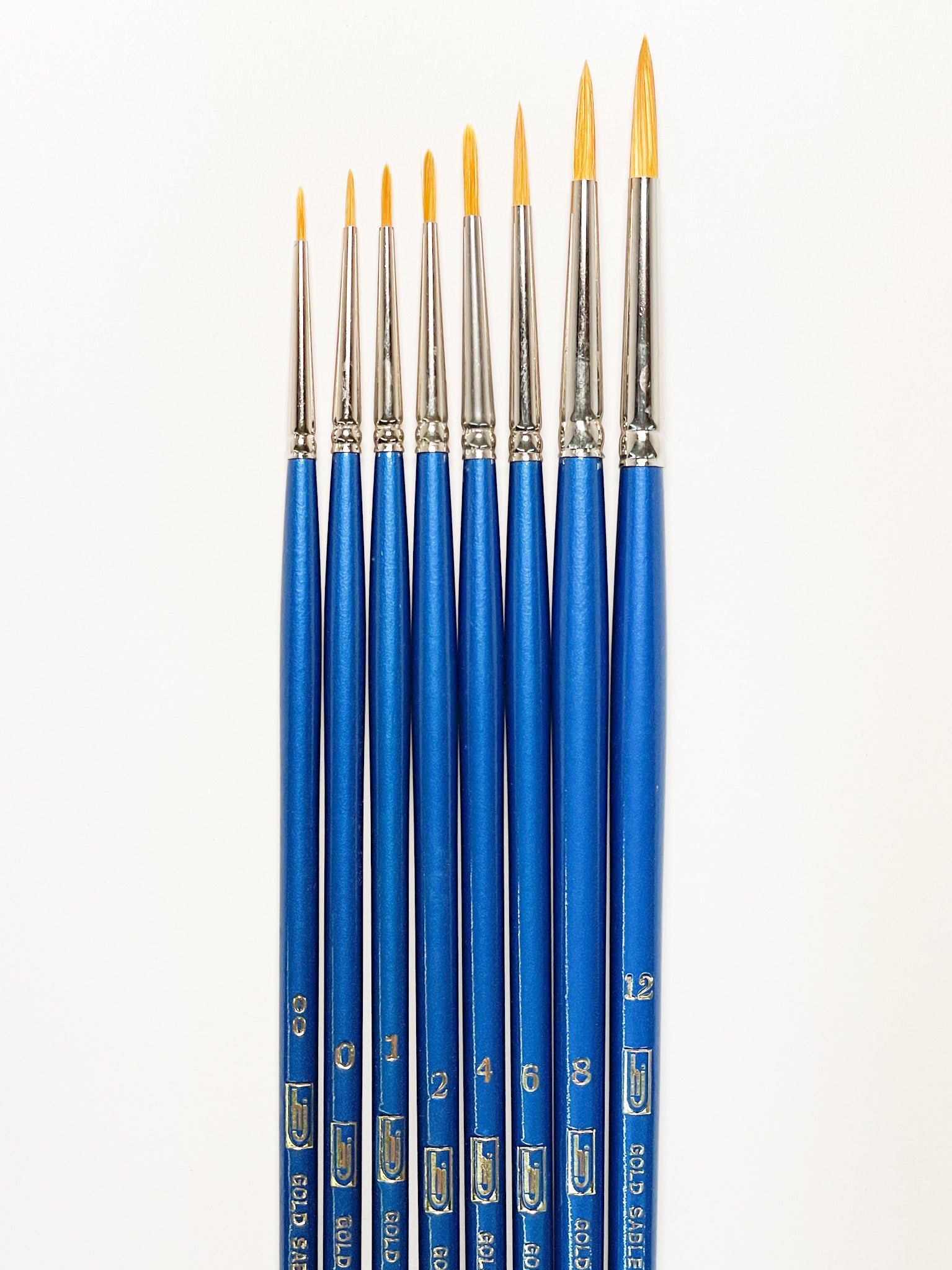 Heinz Jordan Series 600-R Gold Sable Round Paint Brushes (Oil & Acrylic)