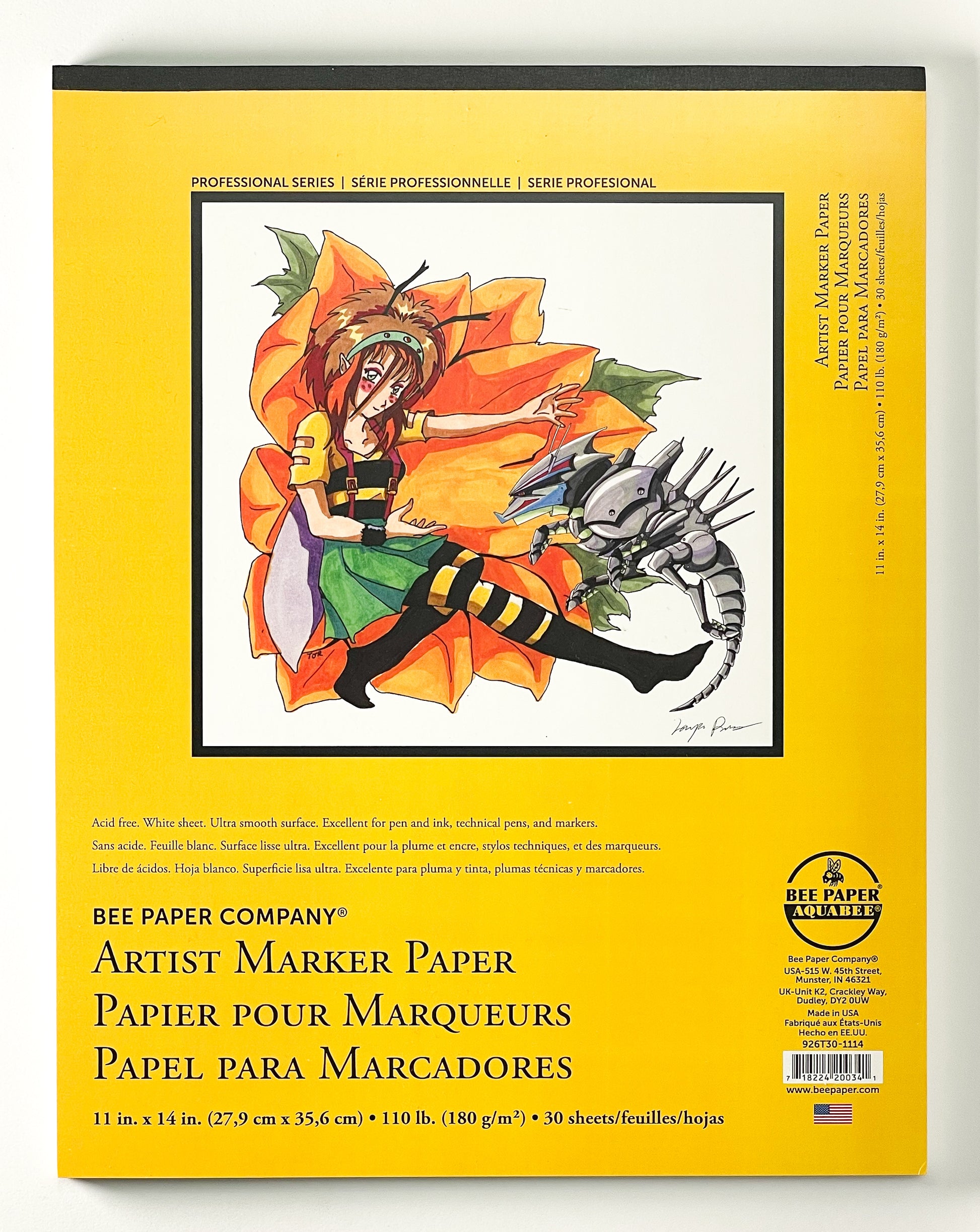 Bee Paper Co.® Artist Marker Pad (11"x17") - Mona Lisa Artists' Materials Calgary Alberta