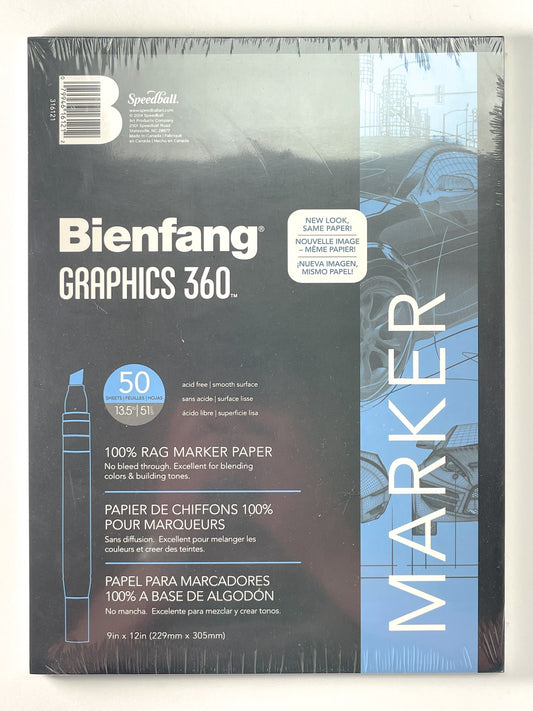 Bienfang® Graphics 360 Rag Marker Paper Pad - Mona Lisa Artists' Materials Calgary Alberta