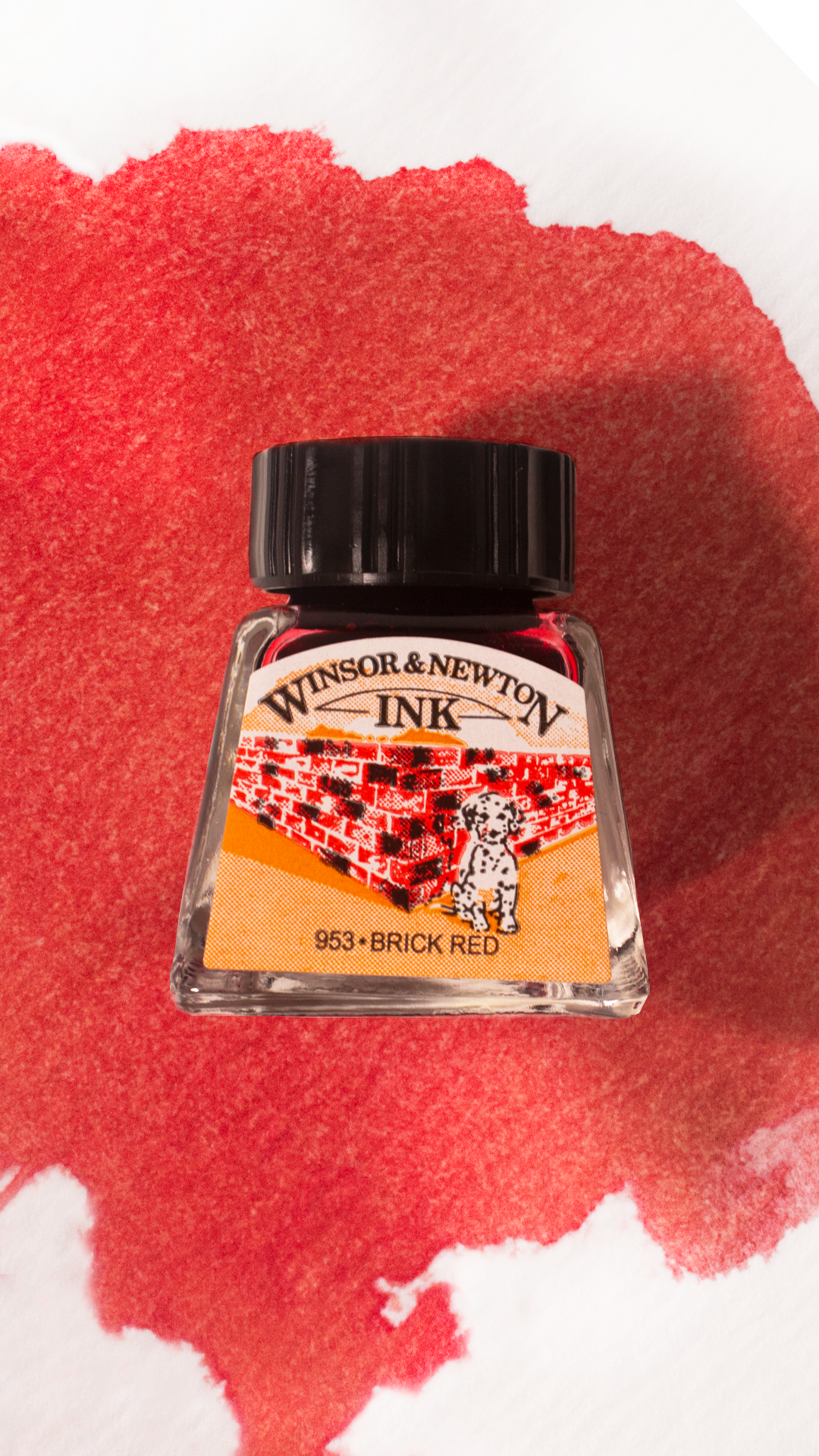 Brick Red Winsor & Newton™ Drawing Ink - Mona Lisa Artists' Materials Calgary Alberta