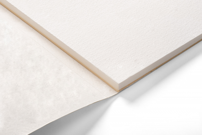 Close up of paper included in the SM•LT Art® Professional Quality Super Yupo Paper - Mona Lisa Artists' Materials Calgary Alberta