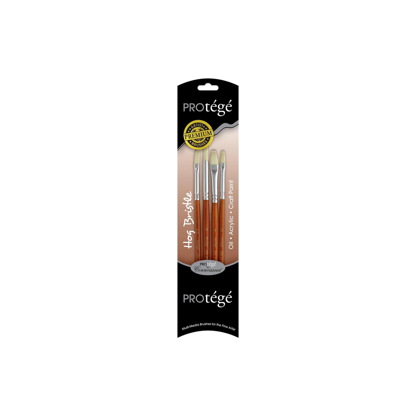 Connoisseur® Protégé Premium Hog Bristle Brush Set - Mona Lisa Artists' Materials Calgary Alberta