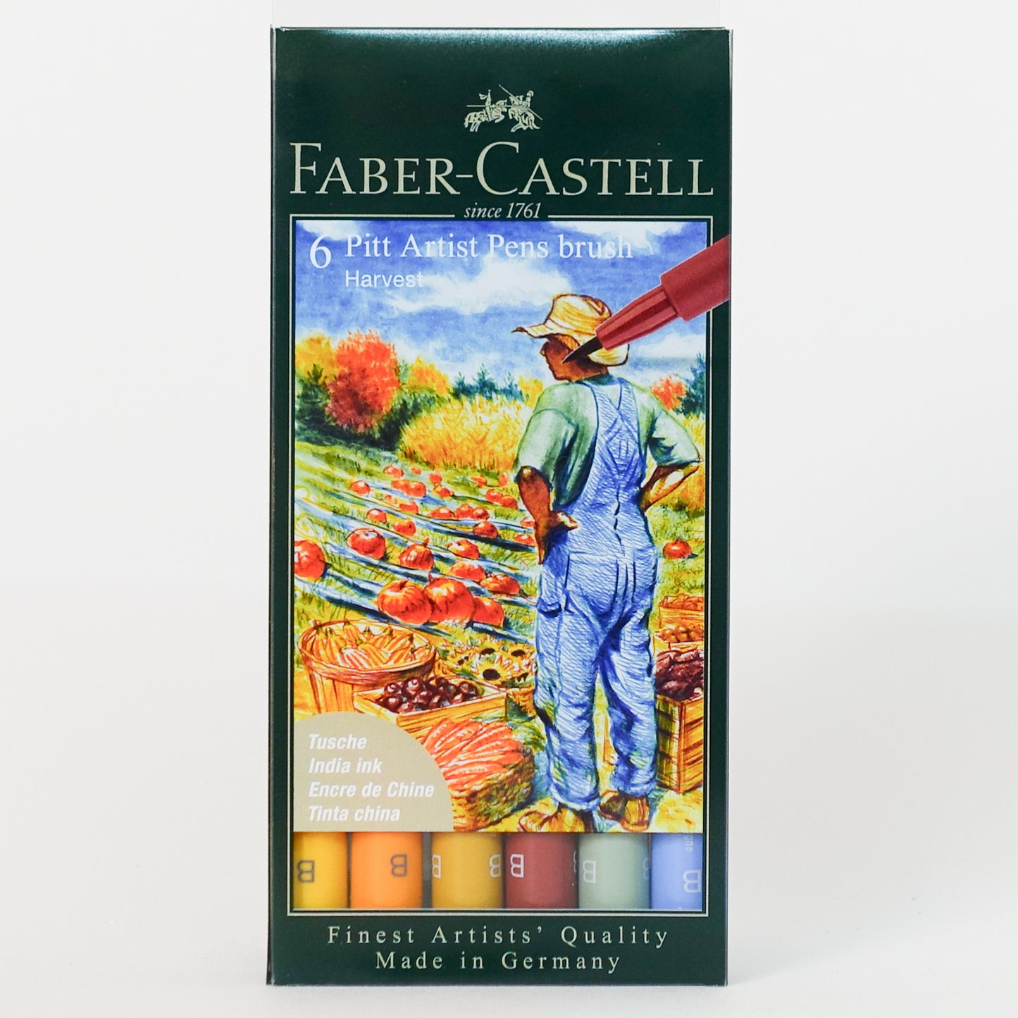Faber-Castell 6 Pitt Artist Pens® Brush Tip (Harvest)