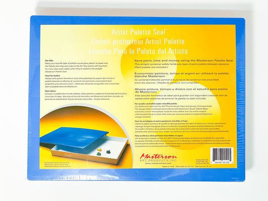Exterior Masterson® Sta-Wet® Artist Palette Seal™ - Mona Lisa Artists' Materials Calgary Alberta