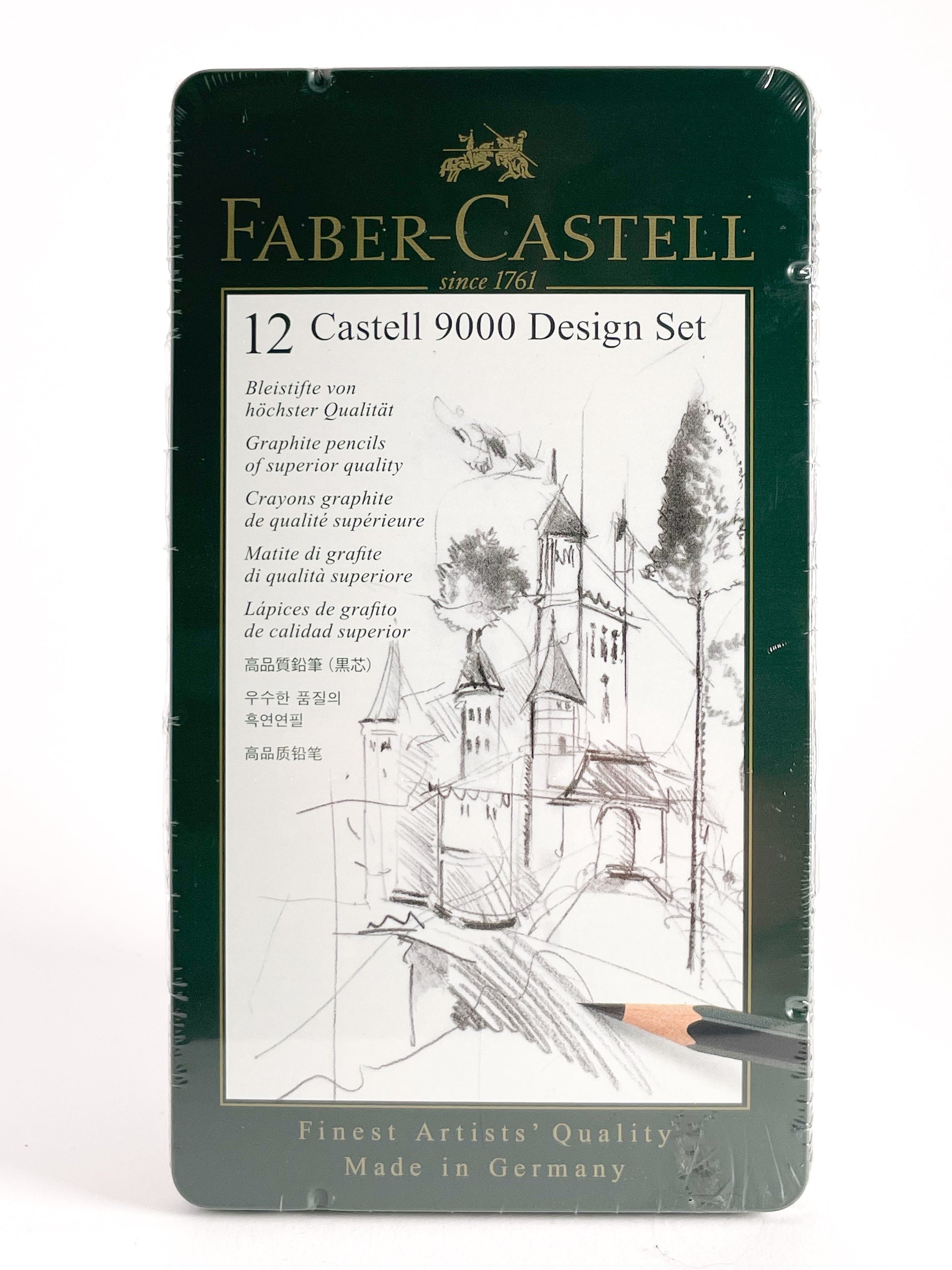 Faber-Castell - Castell® 9000 Design Set (12pc) - Mona Lisa Artists' Materials Calgary Alberta
