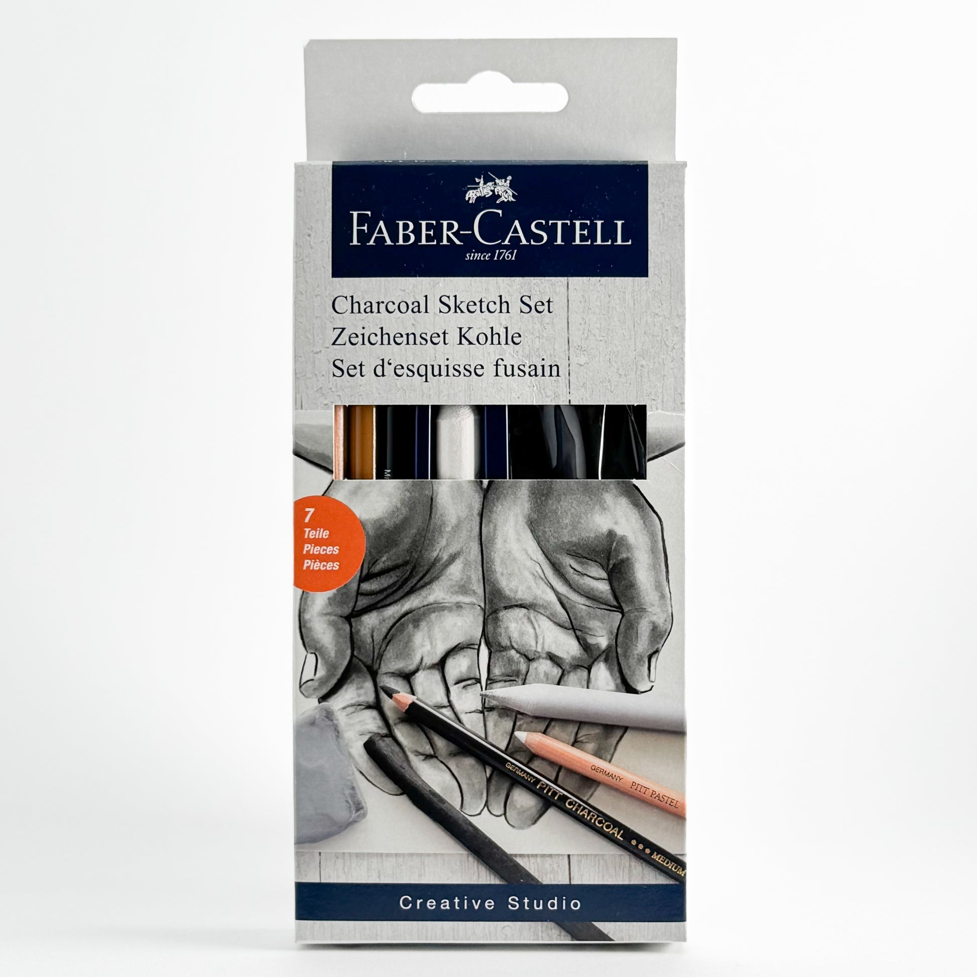 Faber-Castell Charcoal Sketch 7pc Set - Mona Lisa Artists Materials Calgary Alberta Canada