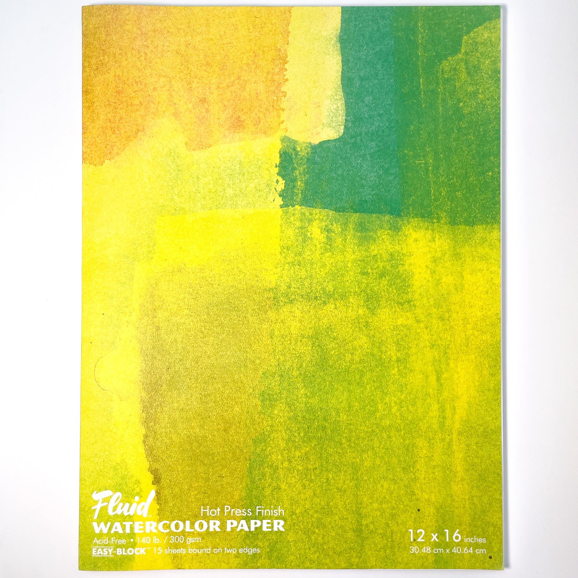 Fluid™ 140lb Hot Press Finish Watercolor Blocks (4 Sizes) 02 - Mona Lisa Artists Materials Calgary Alberta Canada