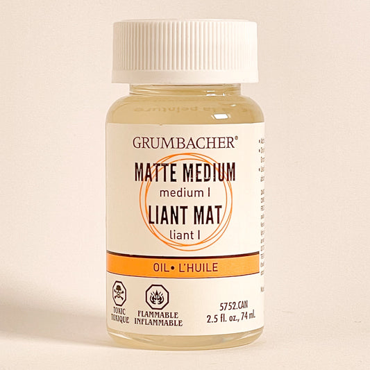 Grumbacher® Matte Medium (Medium I) - Mona Lisa Artists' Materials