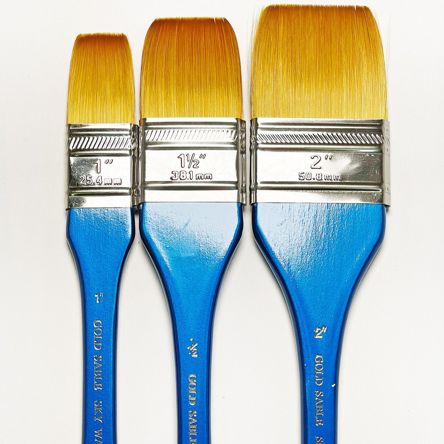 Heinz Jordan Gold Sable Series 200 Brushes (Watercolor) - Mona Lisa Artists' Materials Calgary Alberta 