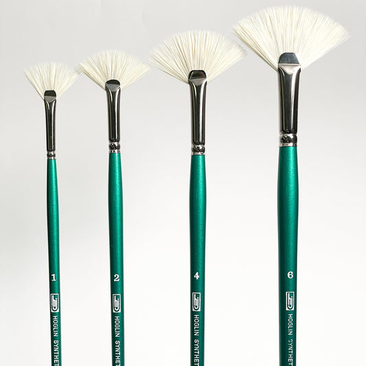 Heinz Jordan Series 28 Hoglin Fan Brushes - Mona Lisa Artists' Materials Calgary Alberta