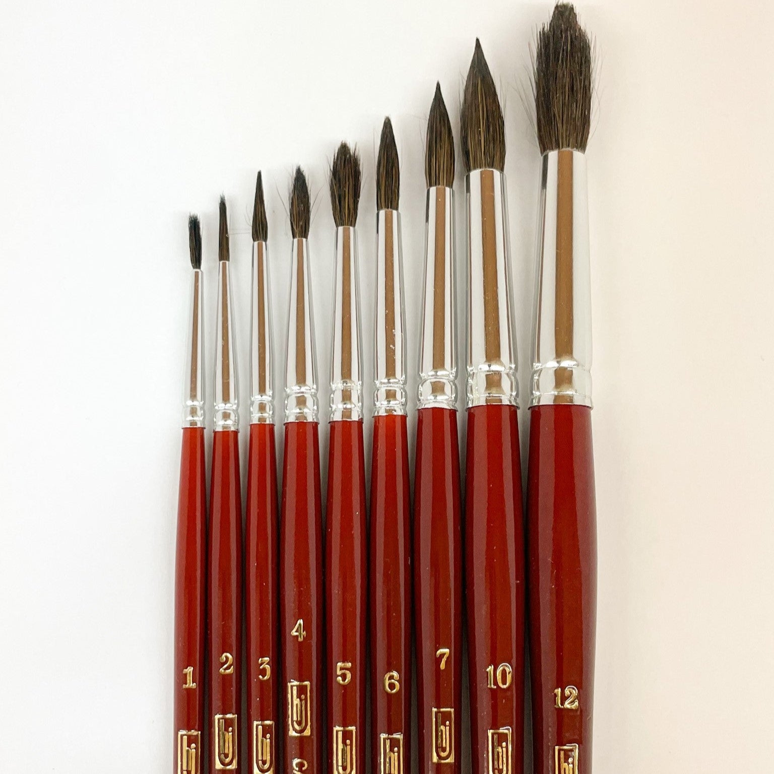 Heinz Jordan Series 93 Camel Hair Paint Brushes - Mona Lisa Artists Materials Calgary Alberta Canada