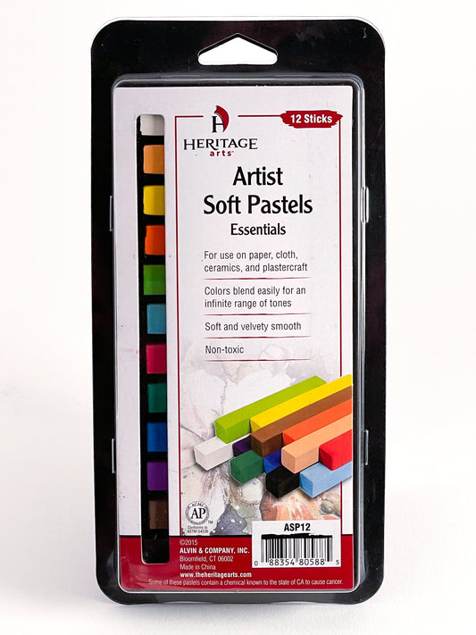 Heritage Arts™ Soft Pastel Sets (Multi-Color 12 Set) - Mona Lisa Artists' Materials Calgary Alberta