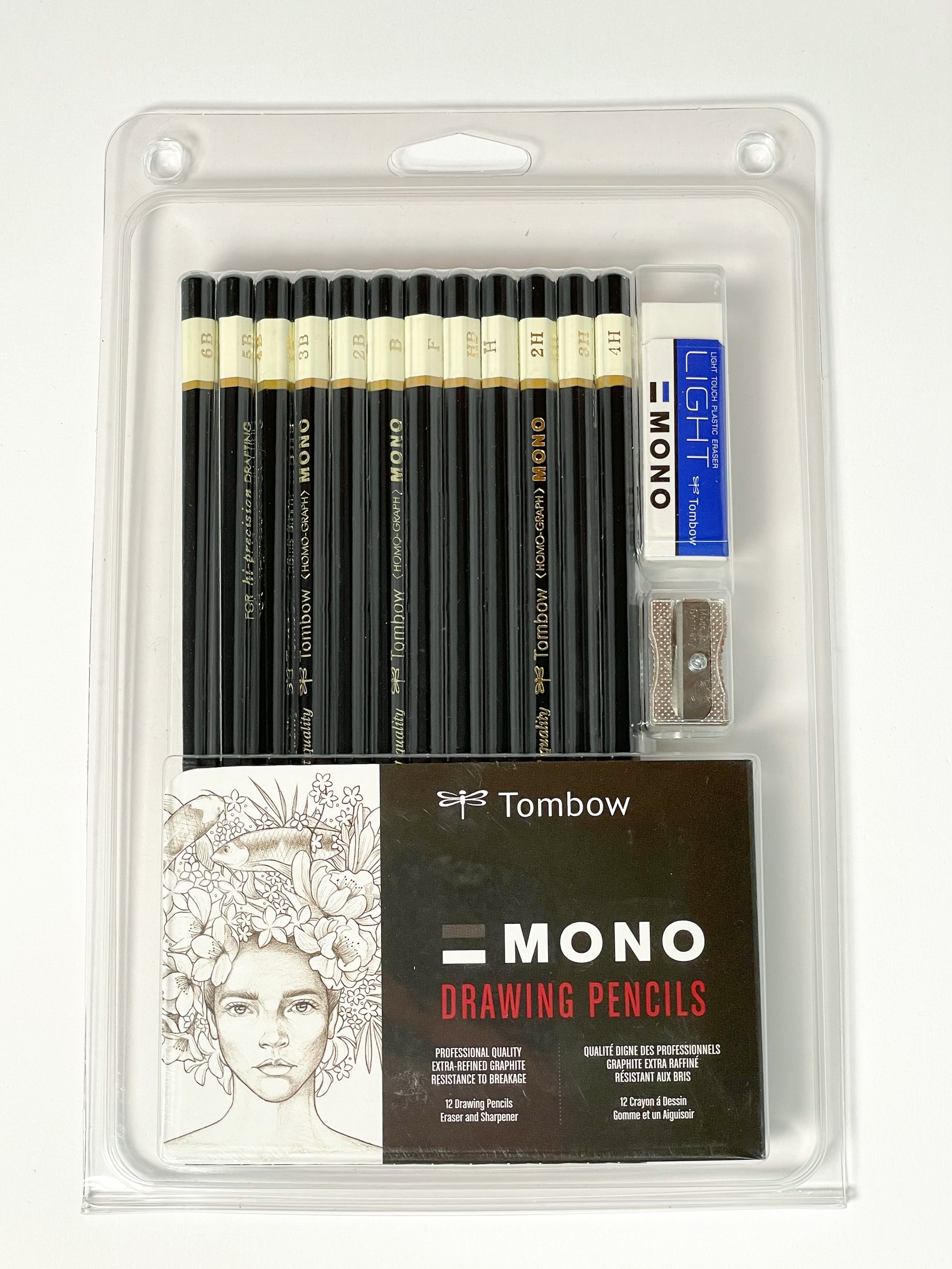 Tombow MONO Drawing Pencil Set (14-Pieces)