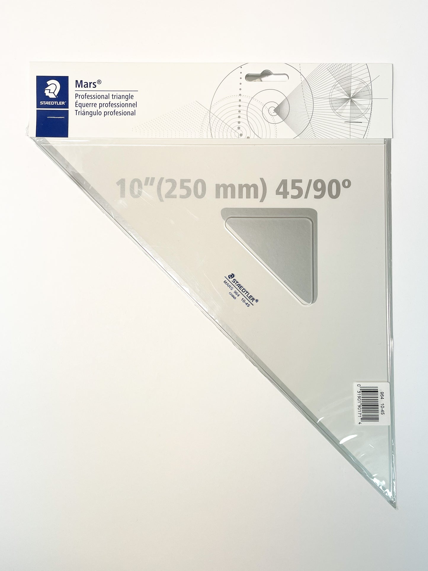 Staedtler Mars® Professional Triangle - 10" (250mm) 45/90°