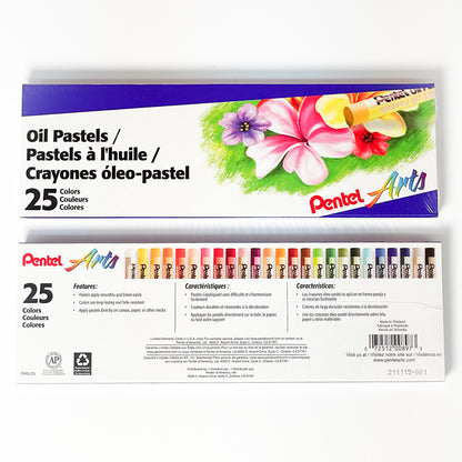 Pentel Arts® Oil Pastel Sets (sets of 12, 16, 25, and 50)