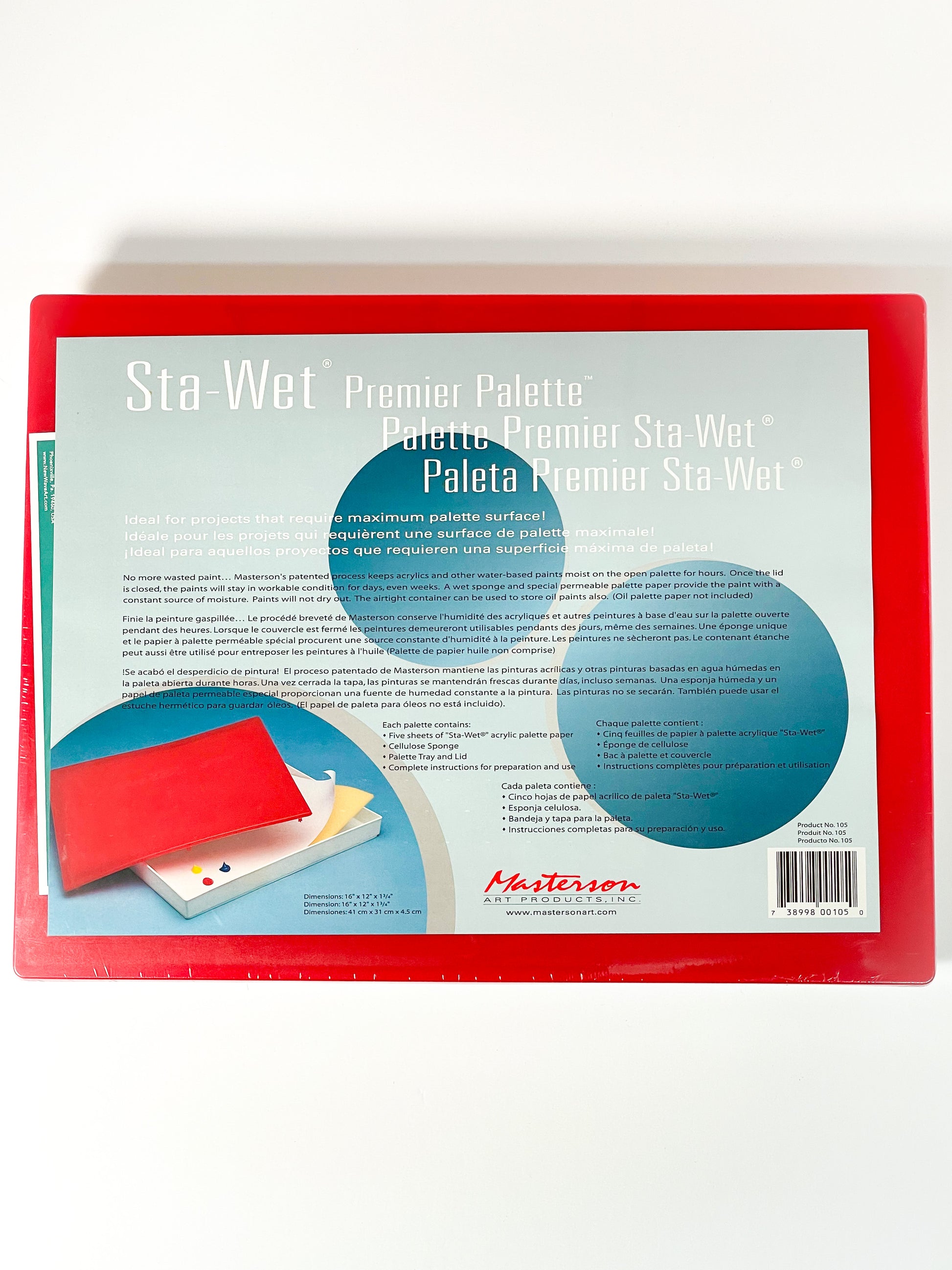 Sta-Wet® Premier Palette™ - Masterson Art Products inc. – Mona