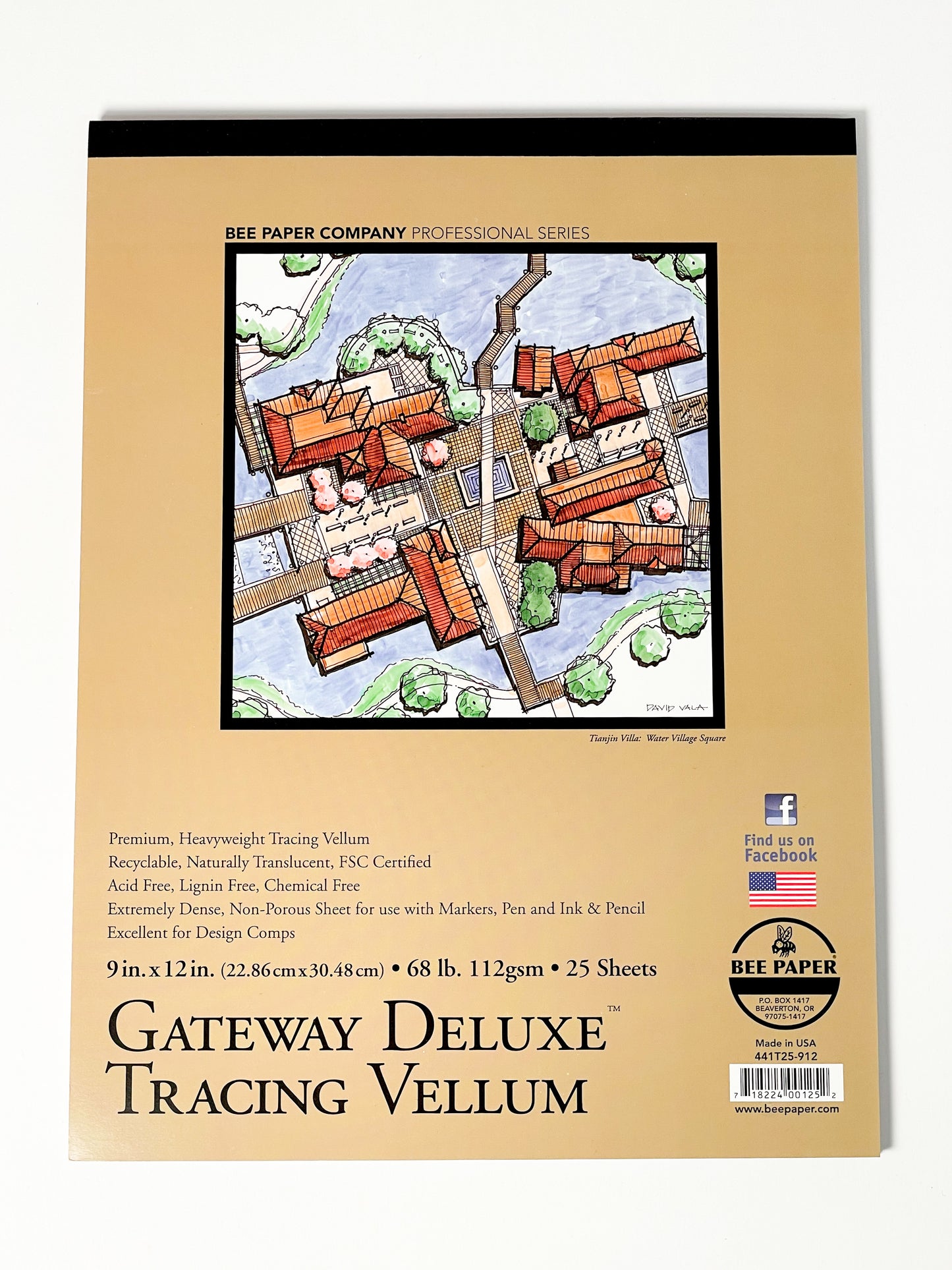 Gateway Deluxe™ Tracing Vellum (9x12") - Bee Paper Company®