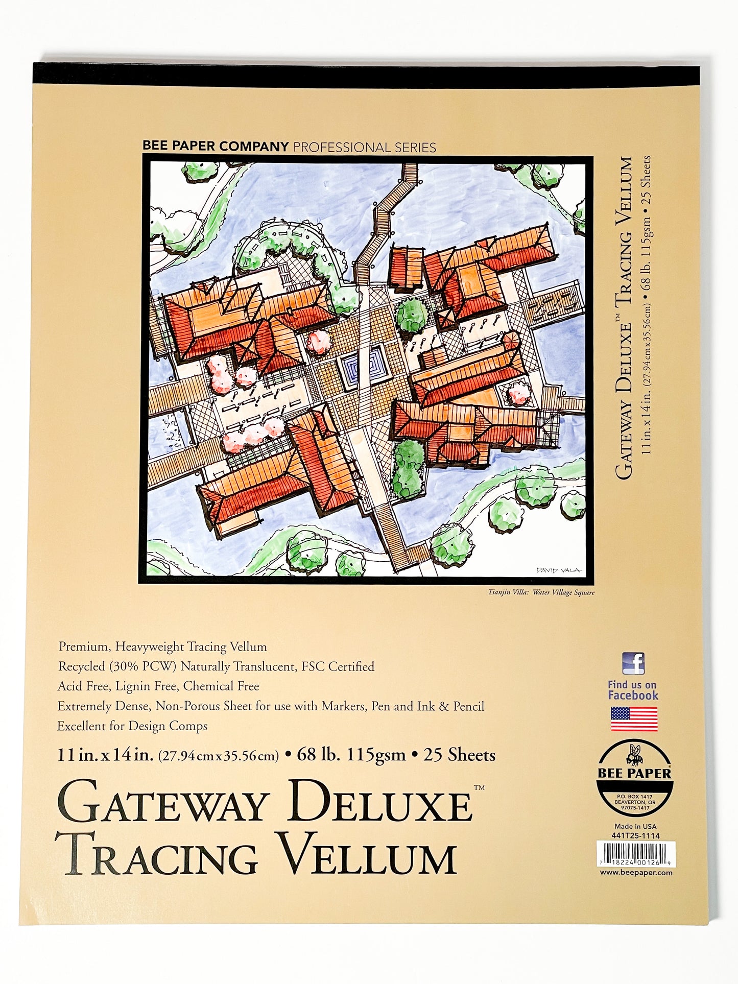 Gateway Deluxe™ Tracing Vellum (11x14") - Bee Paper Company®