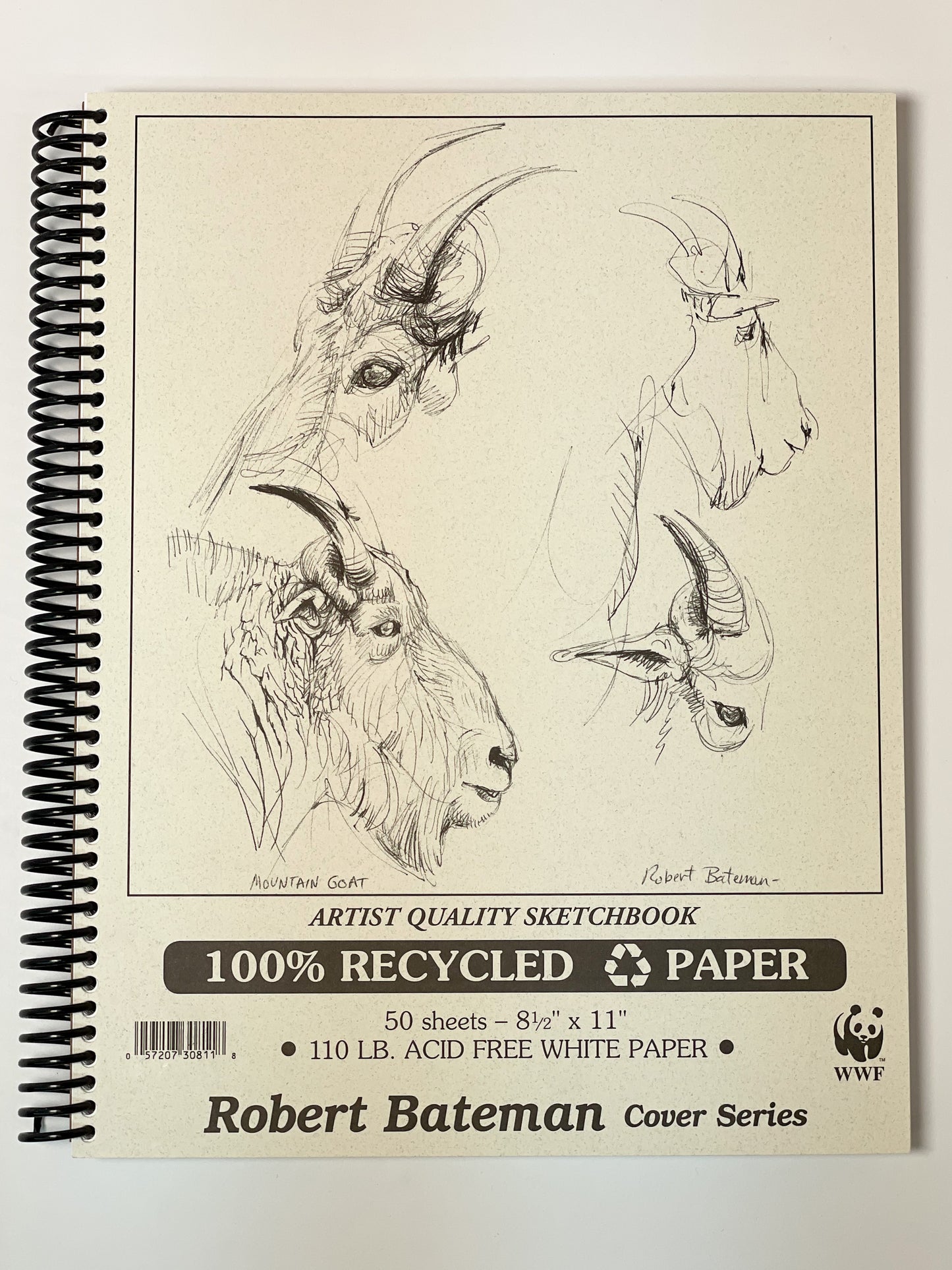 Robert Bateman Cover Series Sketchbook 8.5"x11" Mona Lisa Artists' Materials