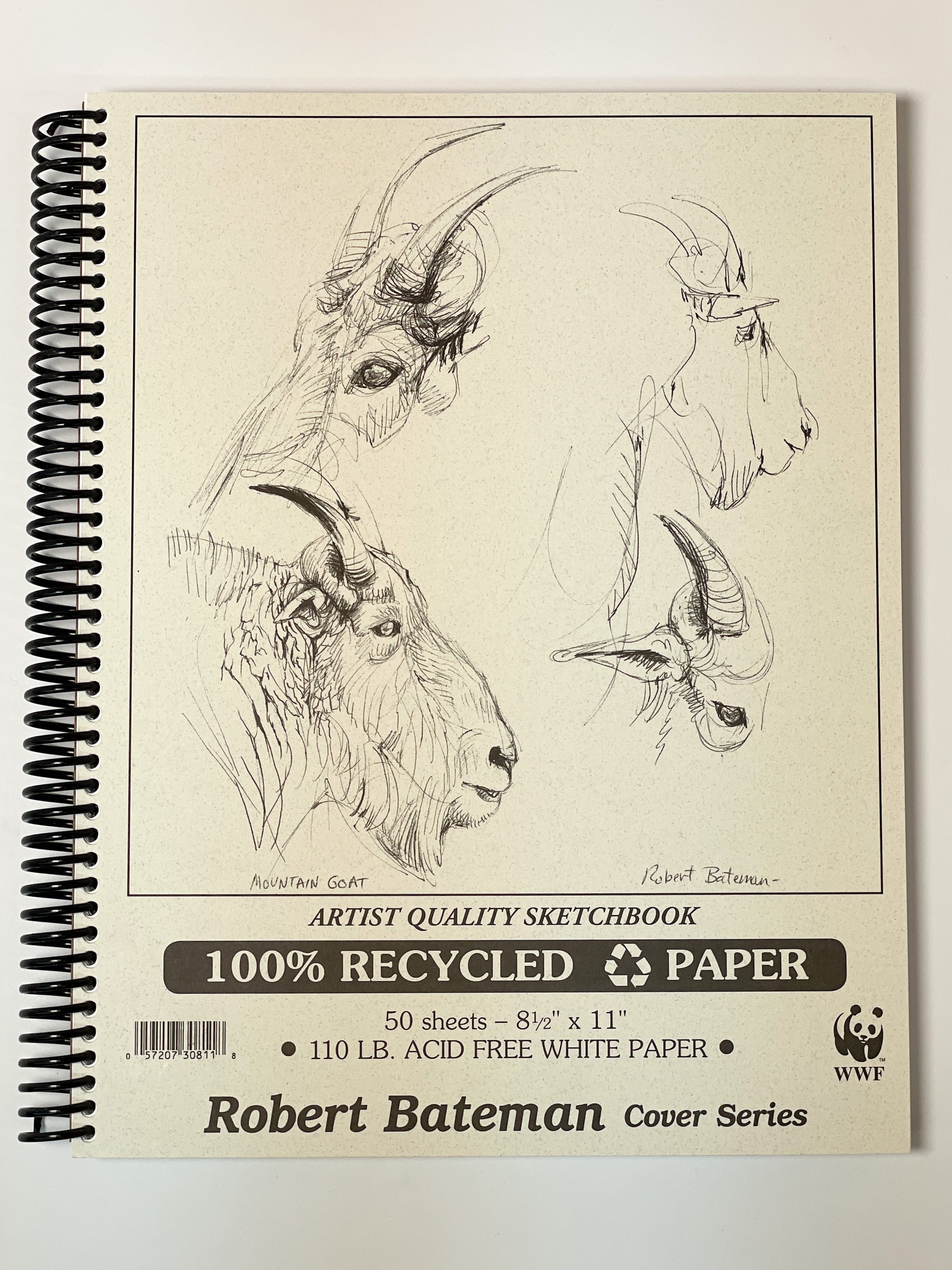 Robert Bateman Cover Series Sketchbook 8.5"x11" Mona Lisa Artists' Materials