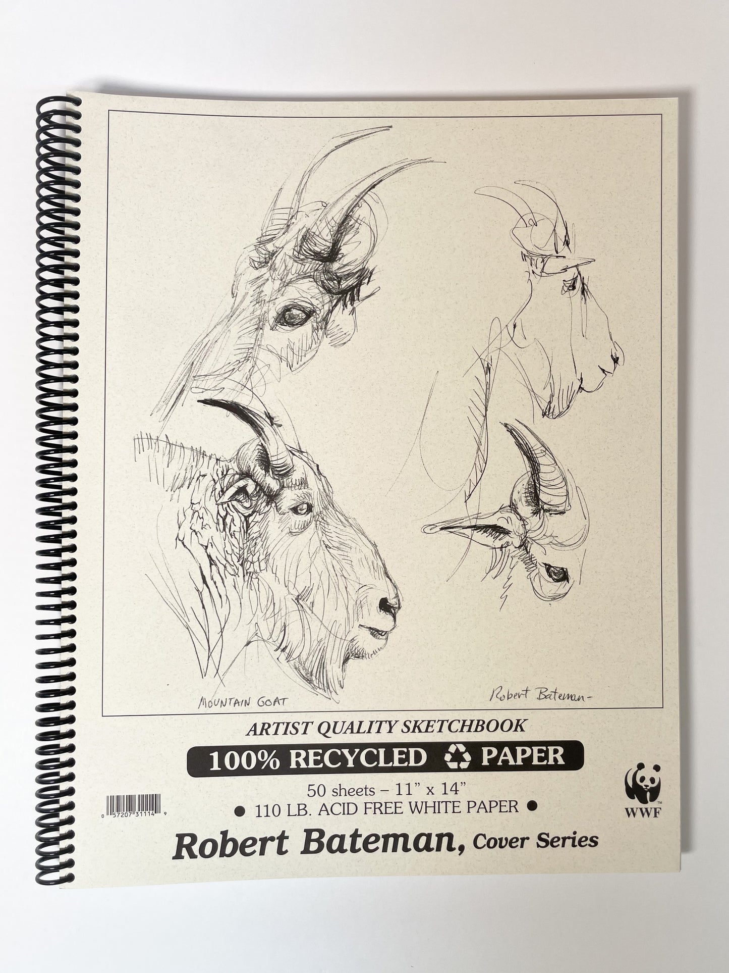 Robert Bateman Cover Series Sketchbook 11"x14" Mona Lisa Artists' Materials