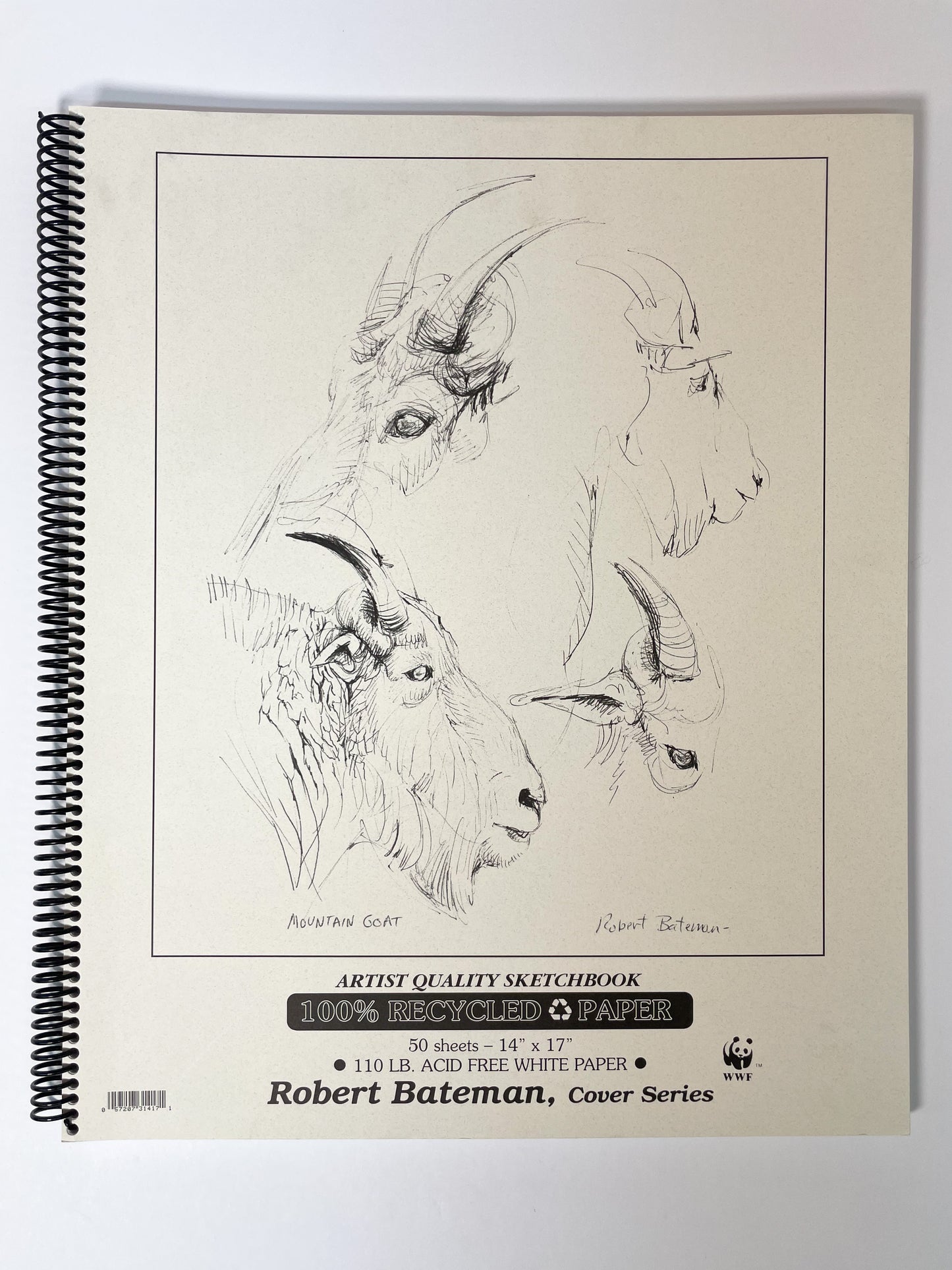 Robert Bateman Cover Series Sketchbook 14"x17" Mona Lisa Artists' Materials