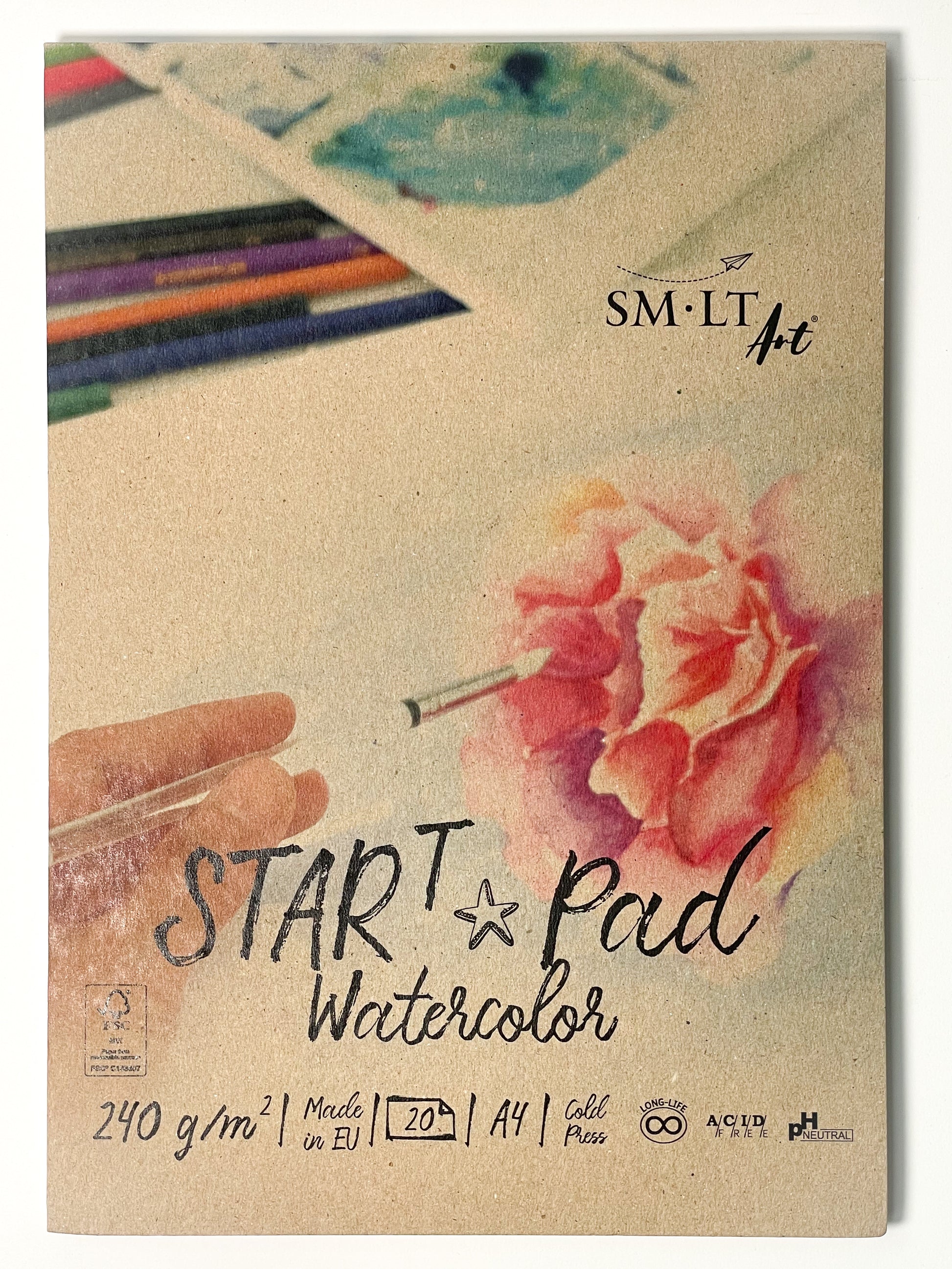 SM•LT Art® "STAR T" Watercolor Pad (A4) - Mona Lisa Artists' Materials