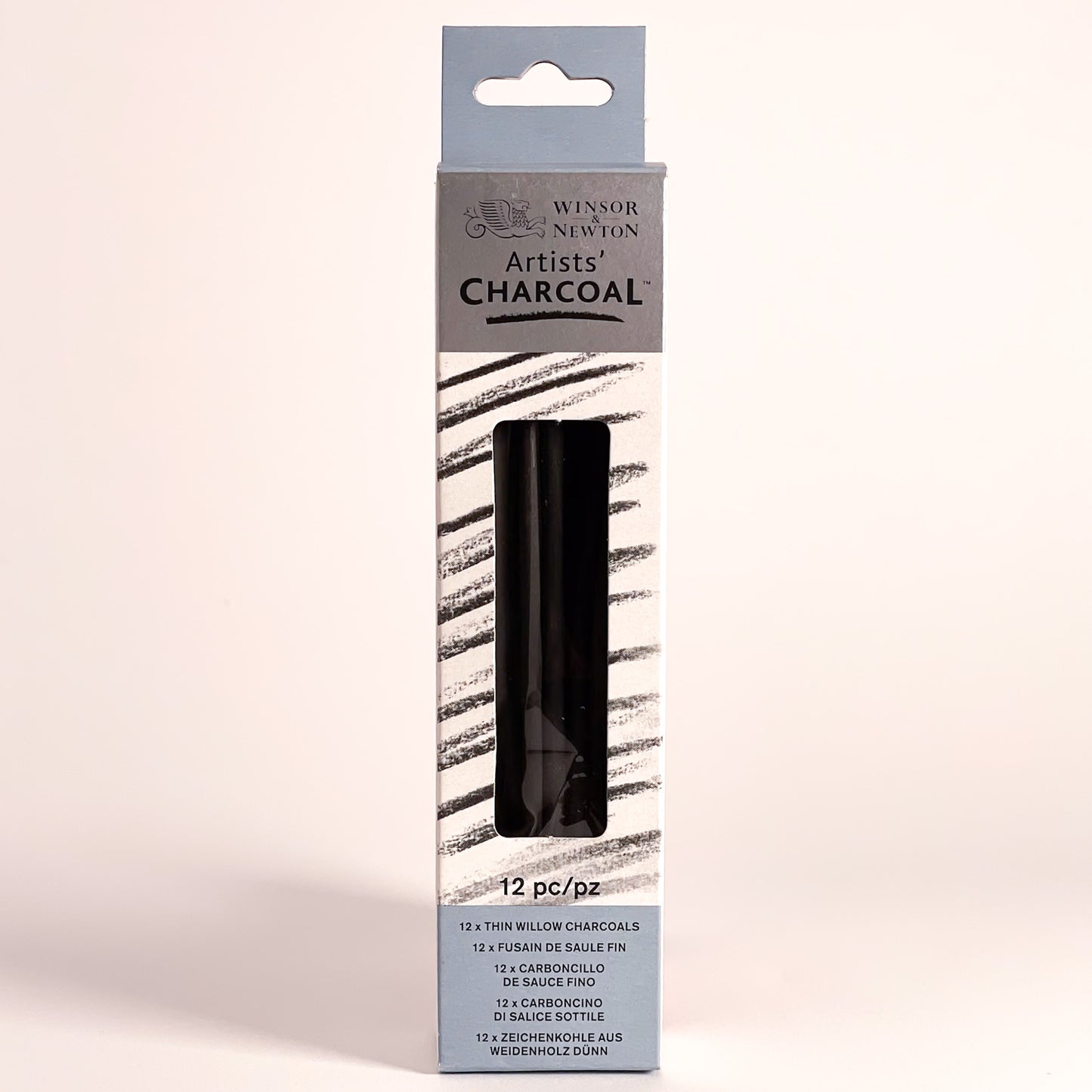 Winsor & Newton™ Artists' Willow Charcoal (Thin, 12 Sticks)