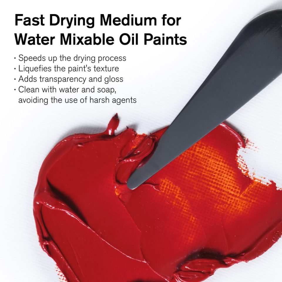 Key Features of Winsor & Newton™ Artisan® Water-Mixable Oil Fast Drying Medium - Mona Lisa Artists' Materials Calgary Alberta