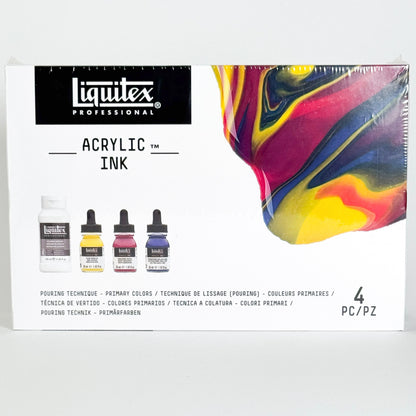 Liquitex® 4pc Acrylic Ink Pouring Medium Set - Mona Lisa Artists' Materials Calgary Alberta