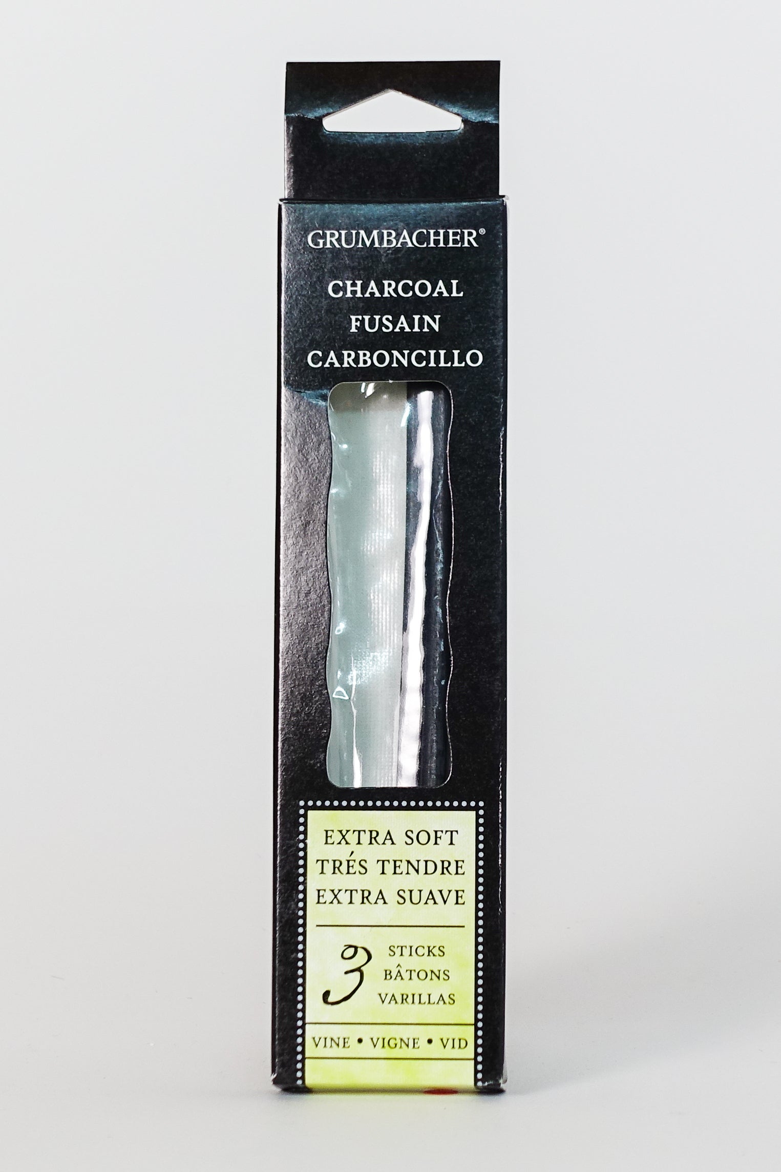 Extra Soft Vine Charcoal (3-Piece set) - Grumbacher