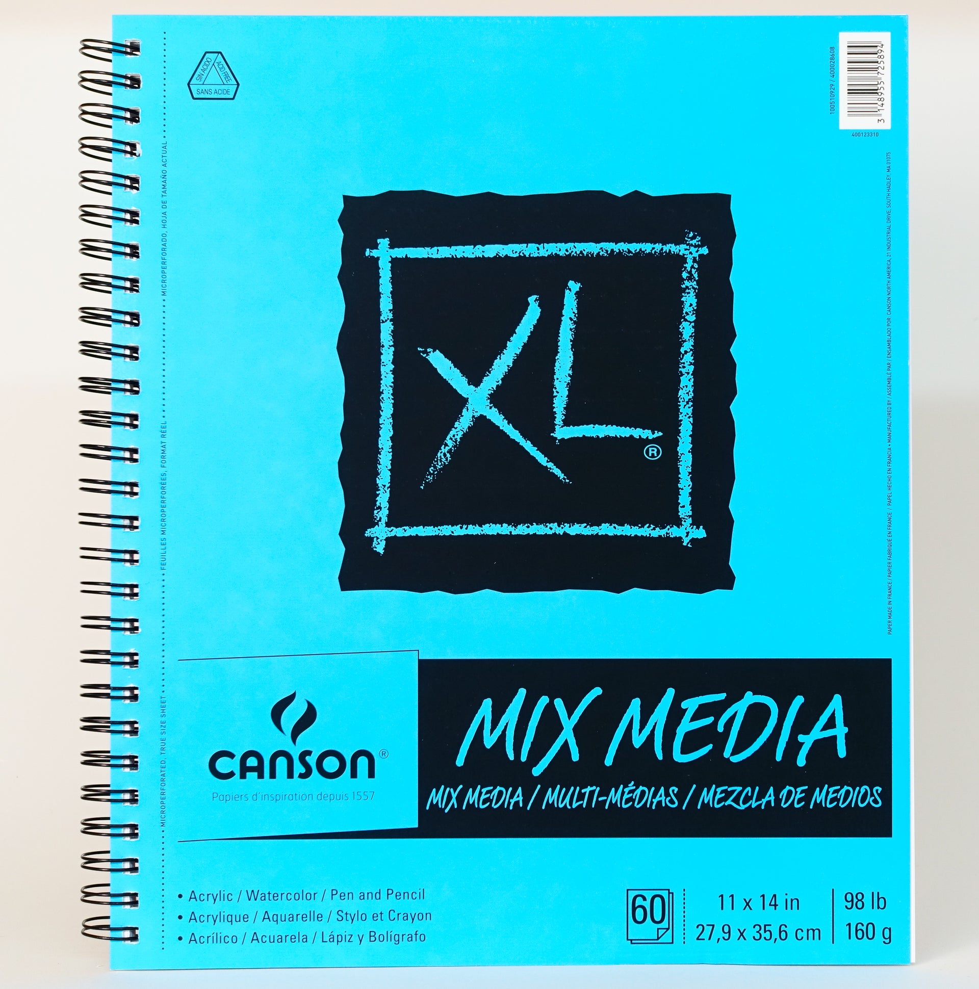 Canson Mixed media Sketchbook tour #2 2017 (EmilyArts) 