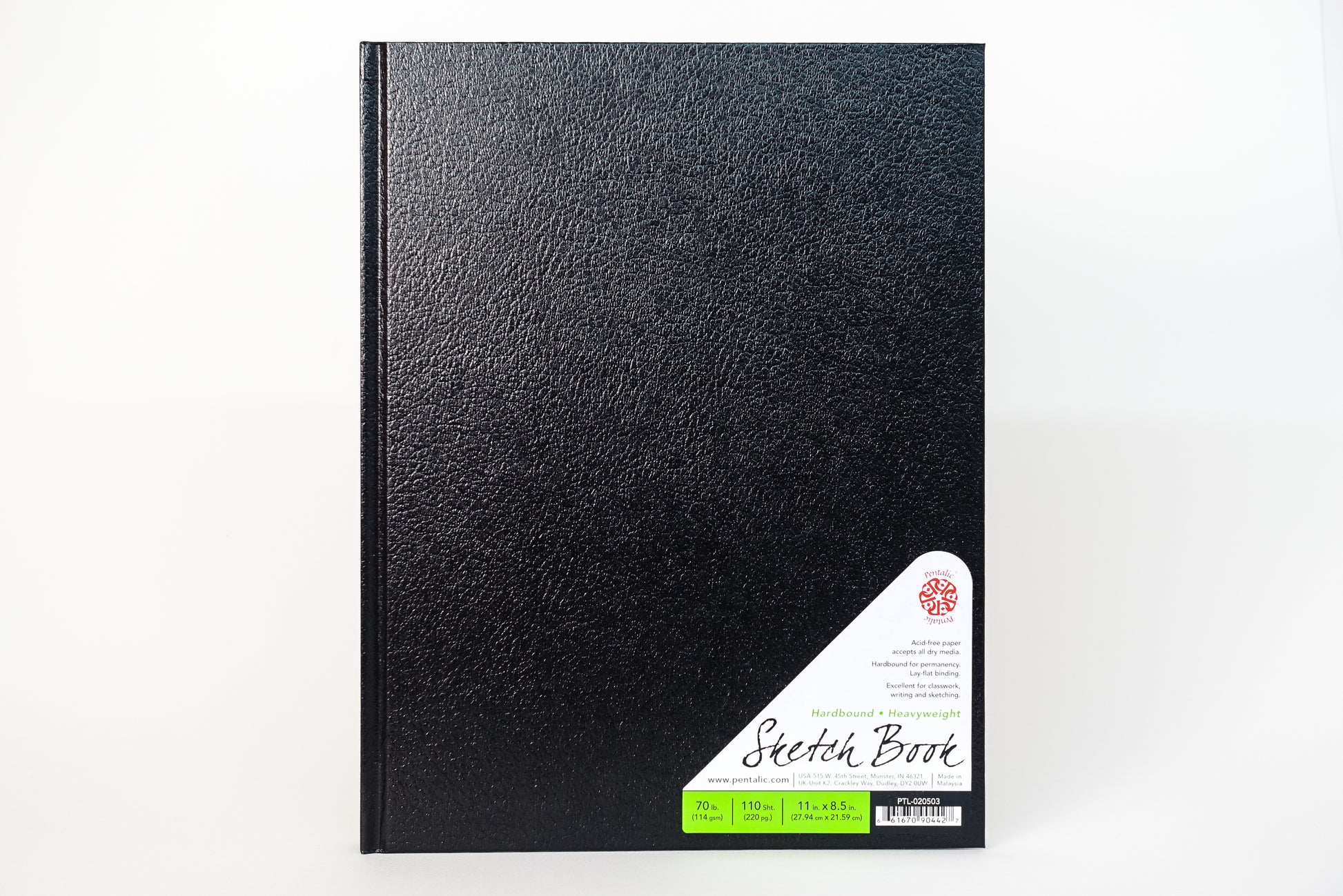 Lay Flat Sketchbook 8.5x11 Plain Black – Posner's Art Store