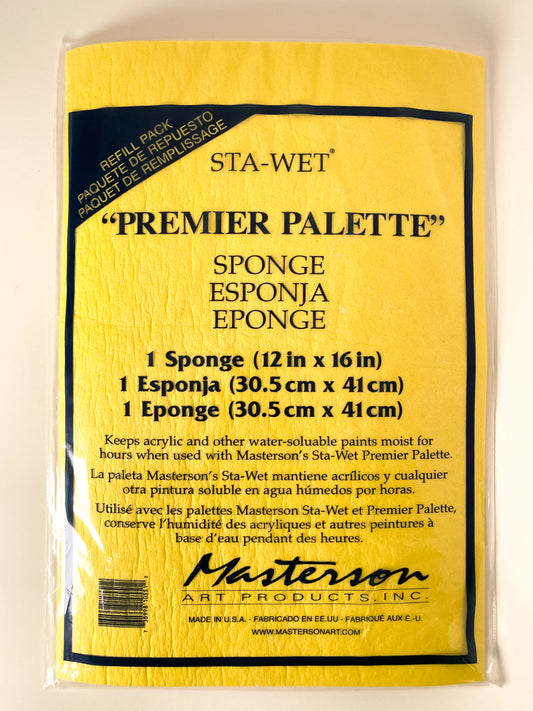 Masterson® Sta-Wet® Replacement Sponge for Premier Palette™ - Mona Lisa Artists' Materials Calgary Alberta