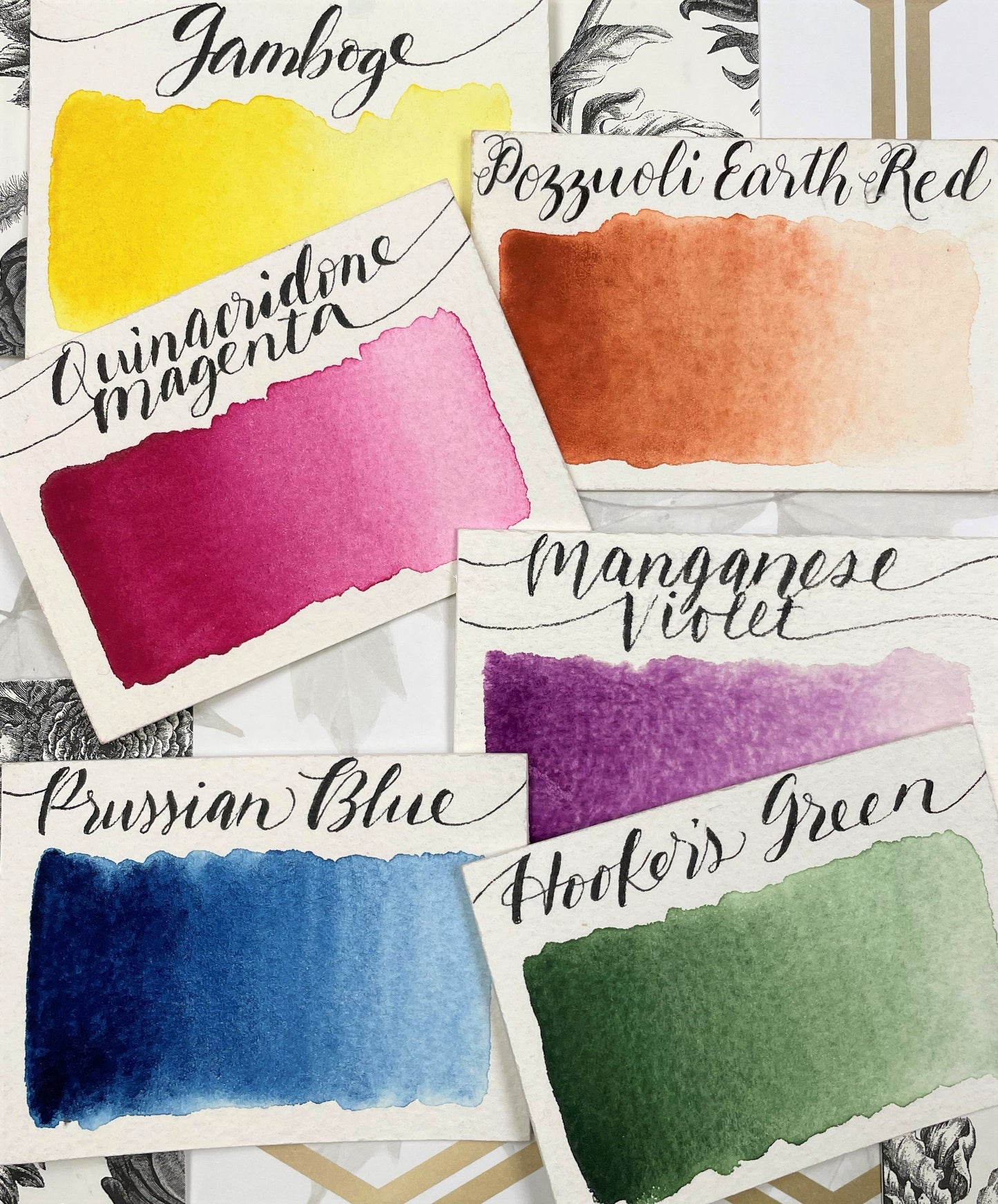 Stoneground Paint Co. "Night Garden Palette" 6pc Watercolour Set