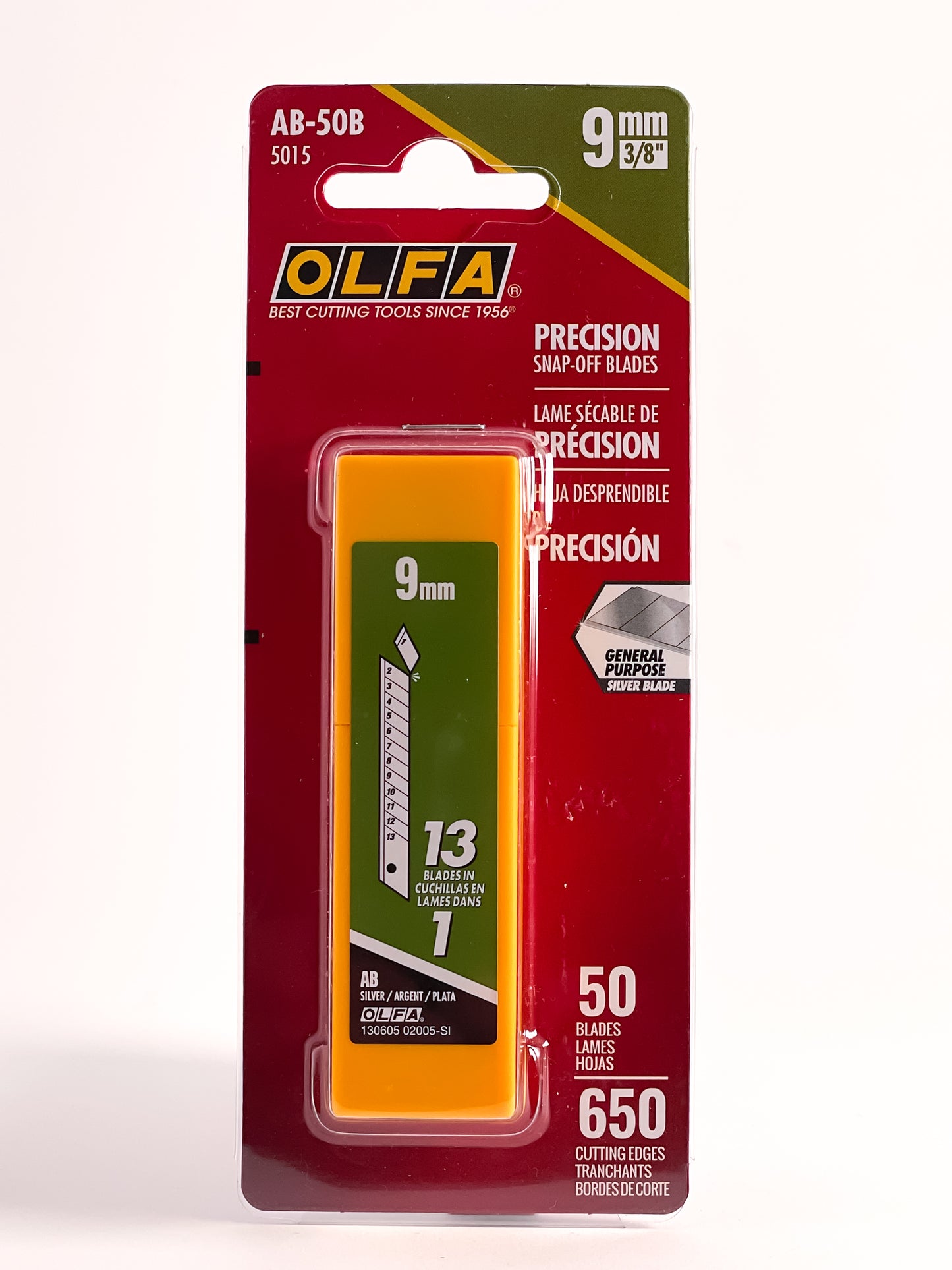 OLFA® AB-50B Precision Snap-Off Blades (9mm) - Mona Lisa Artists' Materials Calgary Alberta