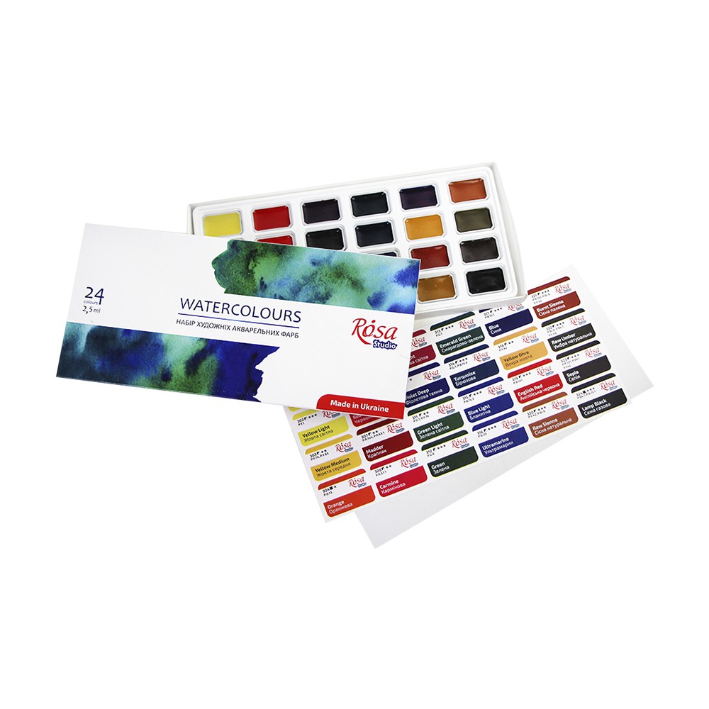 ROSA Studio 24pc Watercolour Set