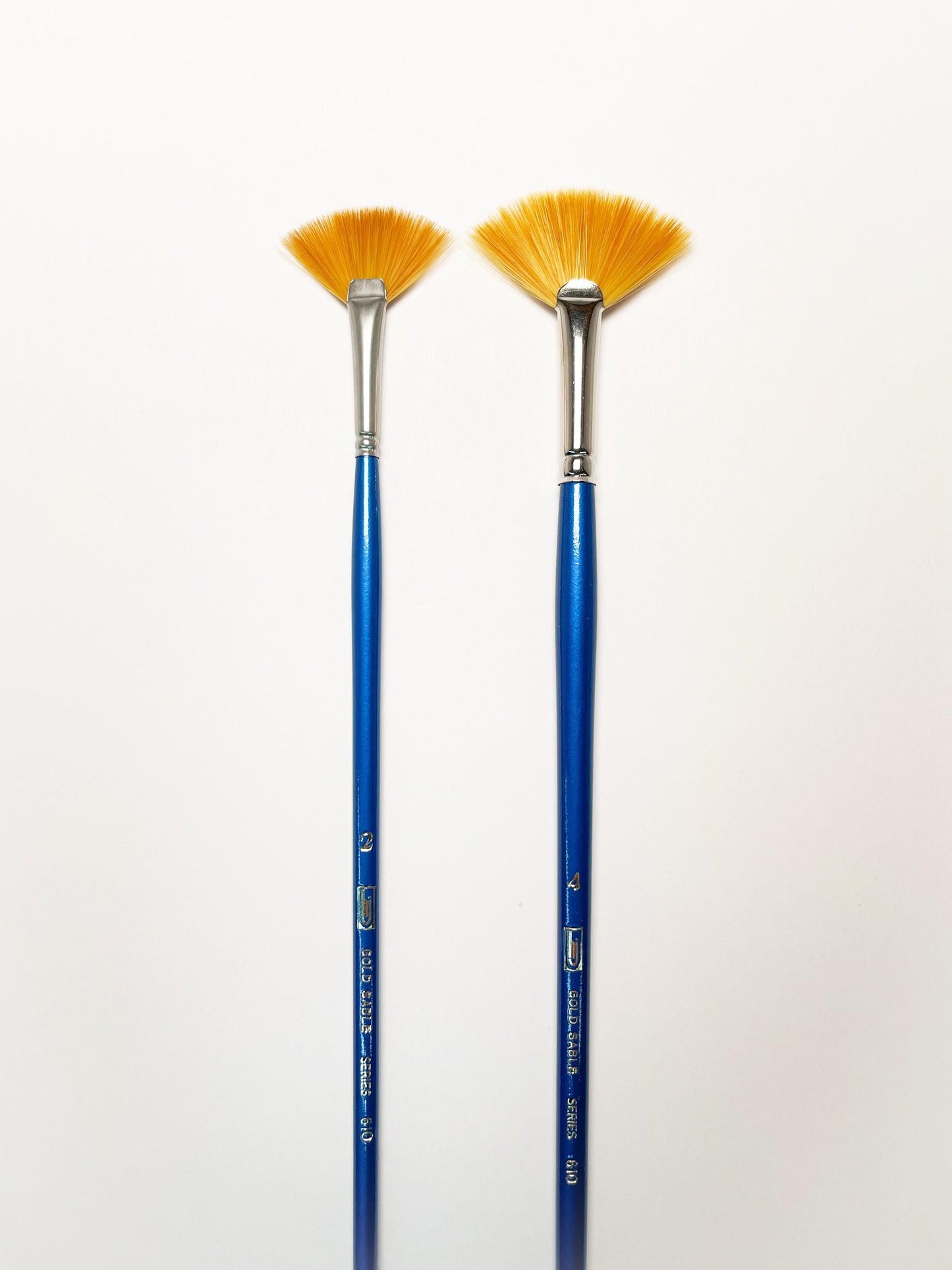 Heinz Jordan Series 610 Gold Sable Fan Paint Brushes (Oil & Acrylic)