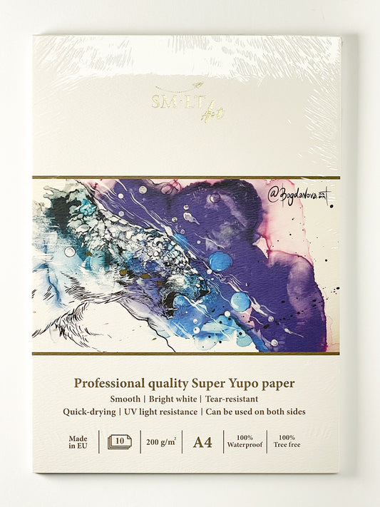 SM•LT Art® Professional Quality Super Yupo Paper - Mona Lisa Artists' Materials Calgary Alberta