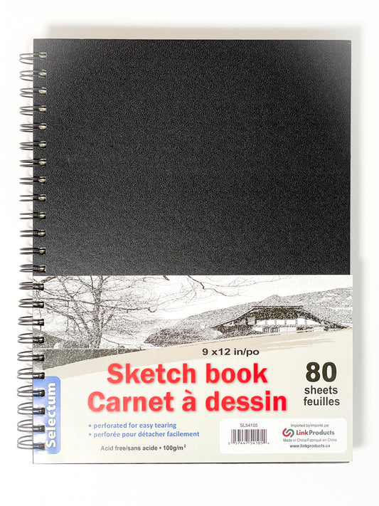 Selectum Coil-Bound Sketchbook - Mona Lisa Artists' Materials Calgary Alberta