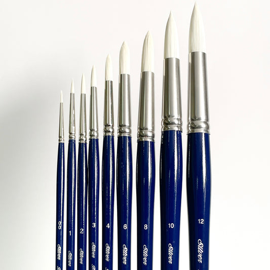 Silver Brush Ltd.® Bristlon® Series 1900 Paint Brushes 01 - Mona Lisa Artists Materials Calgary Alberta Canada