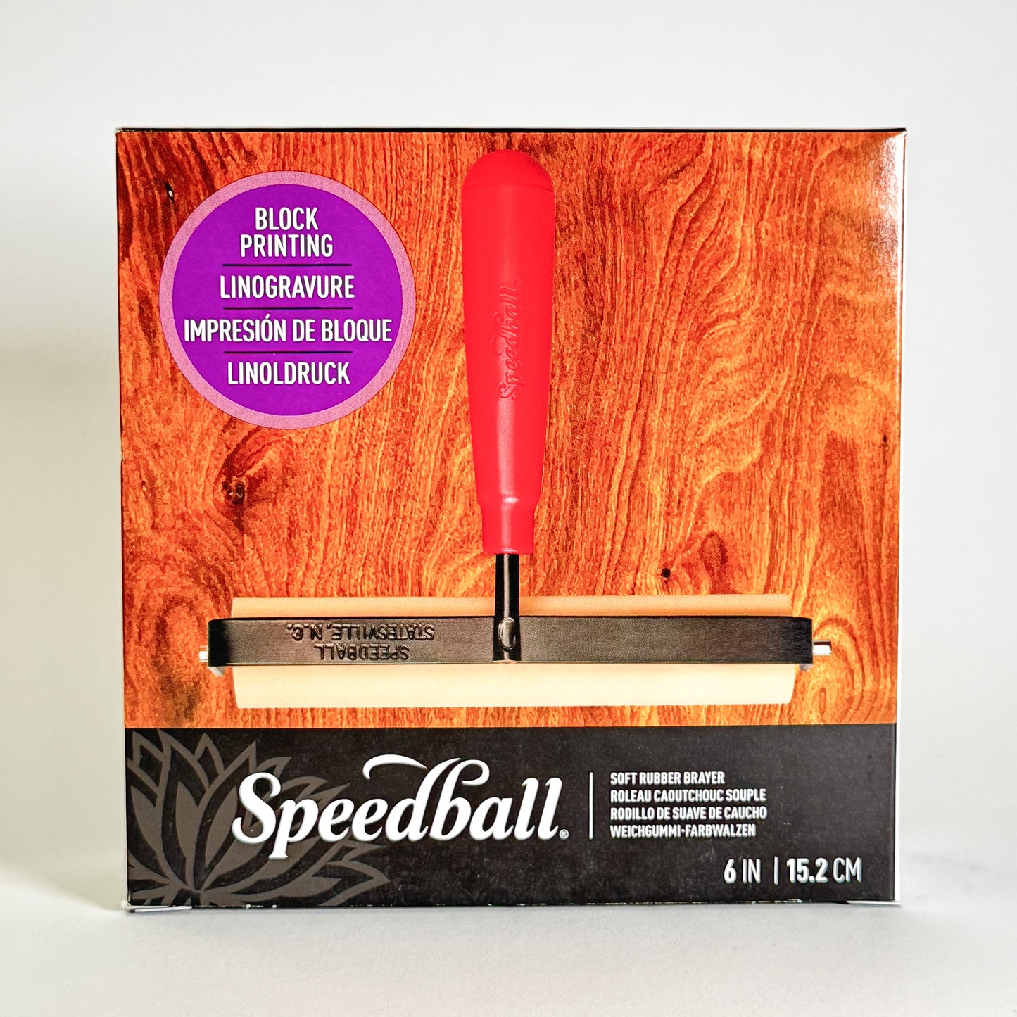 Speedball 6" Soft Rubber Brayer - Mona Lisa Artists Materials Calgary Alberta